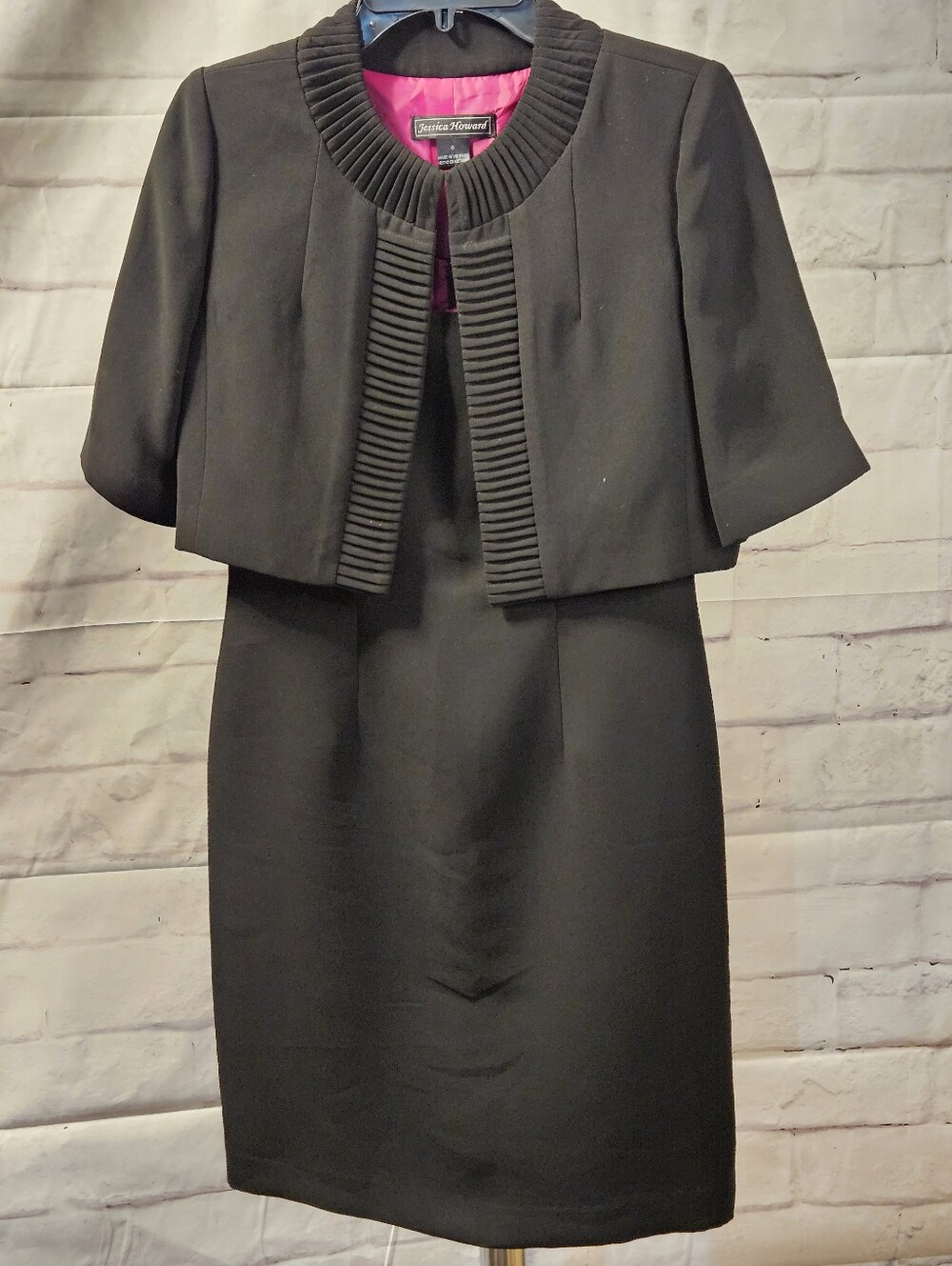 Jessica Howard 2-piece Size 6 Jacket & Dress late 90s Set.